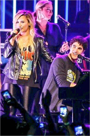 Darren Criss, Demi Lovato Darren Criss, Demi Lovato